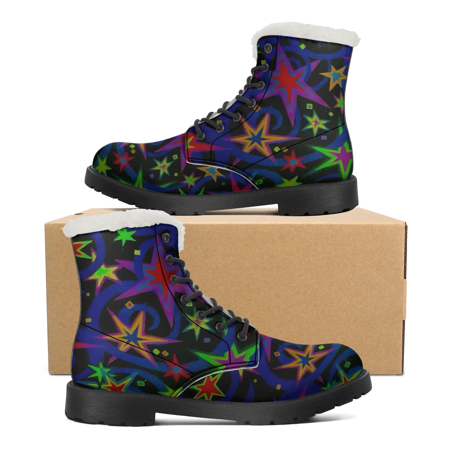 Men Shoes Eu To Us - أحذية ثلجية مبطنة من ستارليت سكاي