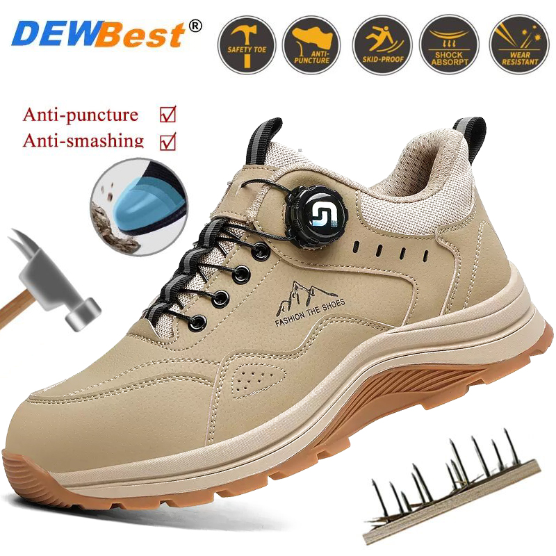 Men'S Shoes Smart - أحذية عمل صيفية للرجال ذات مقدمة