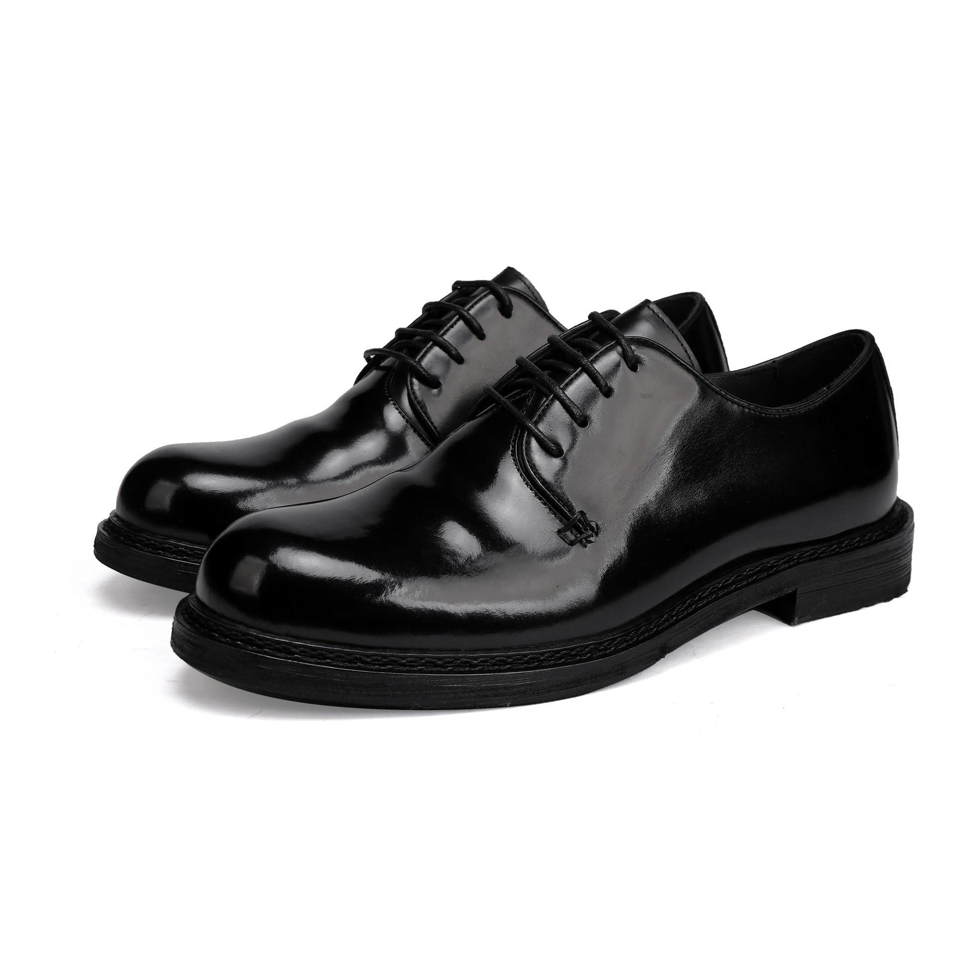 Men'S Shoes Smart - أحذية ديربي رسمية للرجال، نعل جوديير