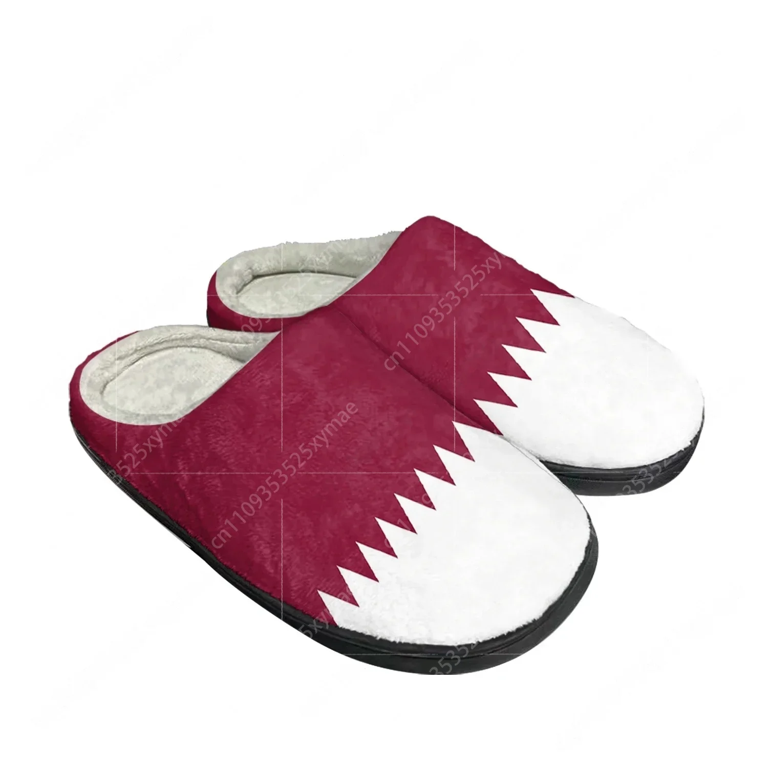 Men Shoes Qatar - نعال قطنية منزلية مخصصة بعلم قطر