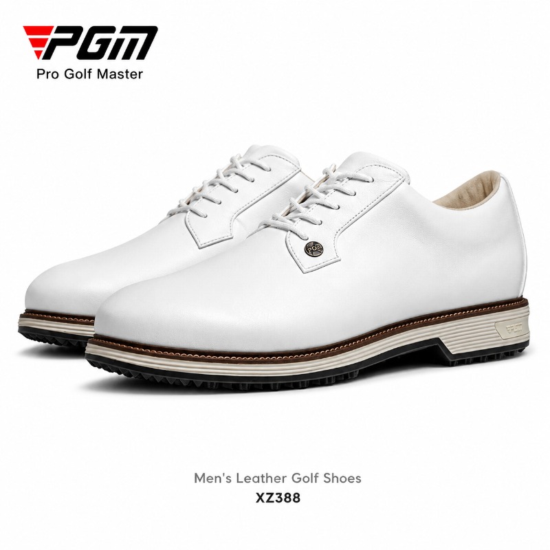 Men Shoes Eu To Us - أحذية جولف رجالية من جلد البقر