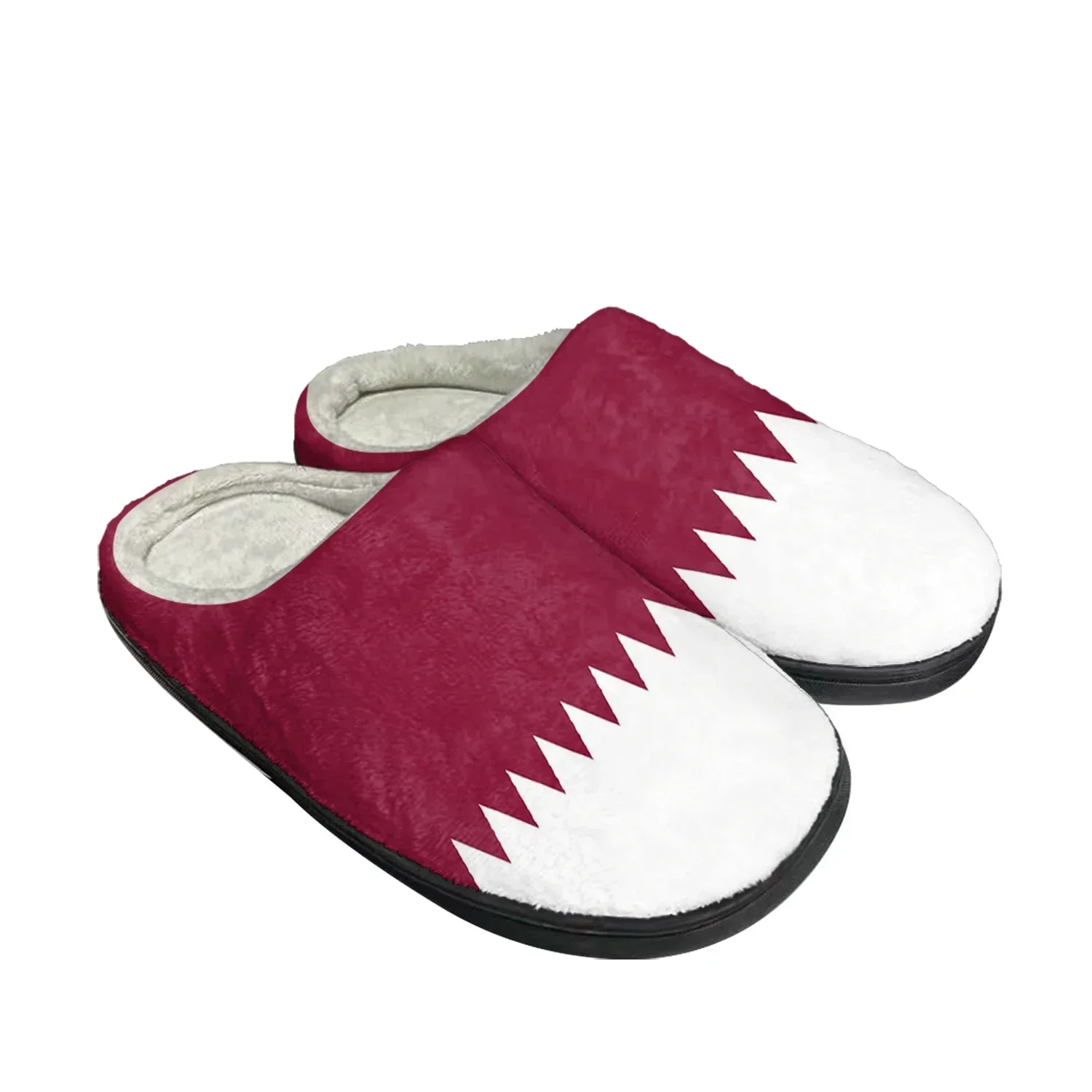 Men Shoes Qatar - علم قطر المنزل القطن مخصص النعال