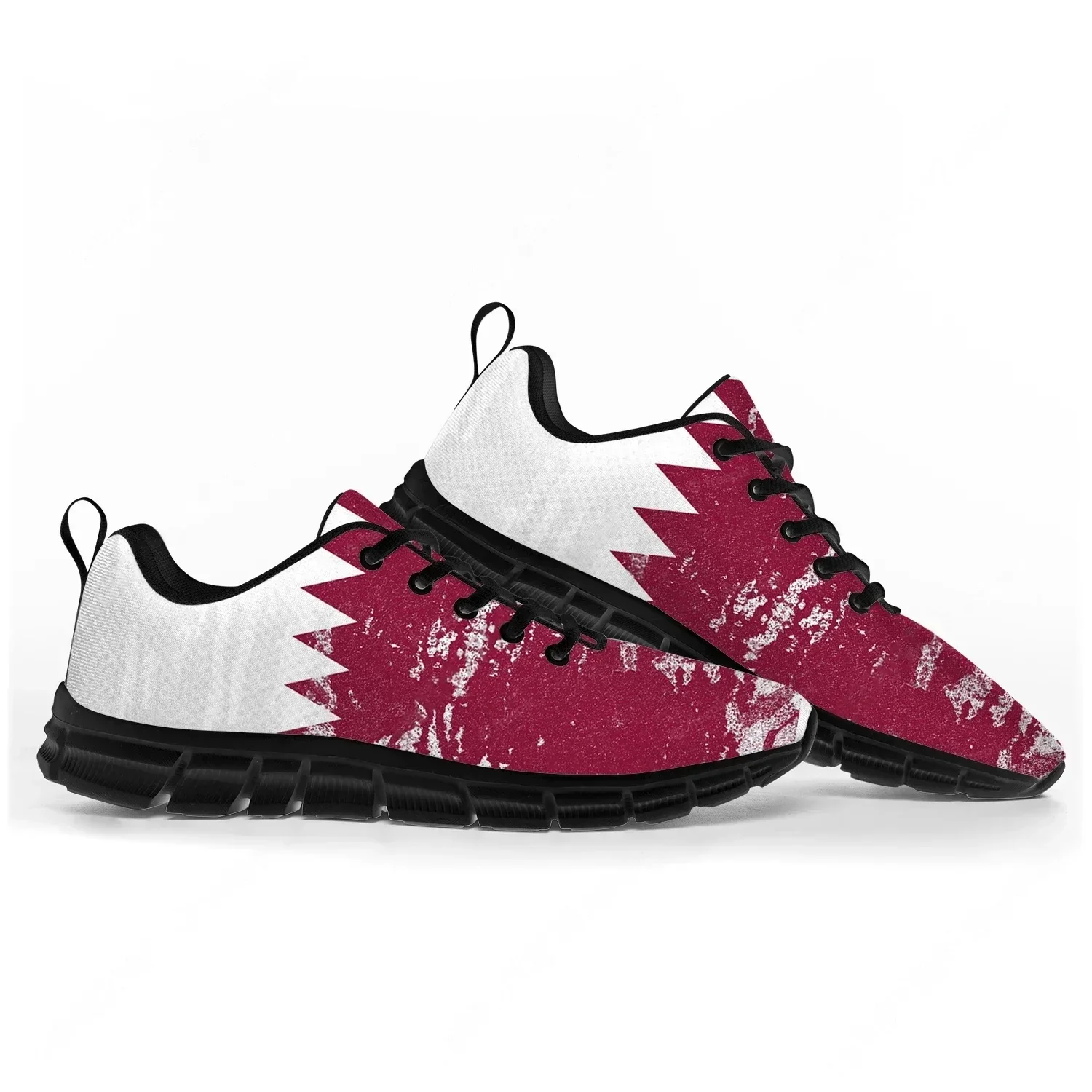 Men Shoes Qatar - أحذية رياضية بعلم قطر للرجال والنساء