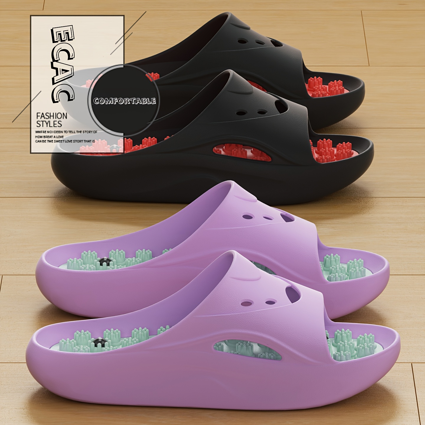 شباشب تدليك للرجال والنساء من  - مراجعة Men'S Shoes For Summer وسعره