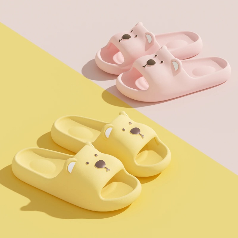 شباشب منزلية للجنسين بتصميم دب - مراجعة Men'S Shoes For Summer وسعره