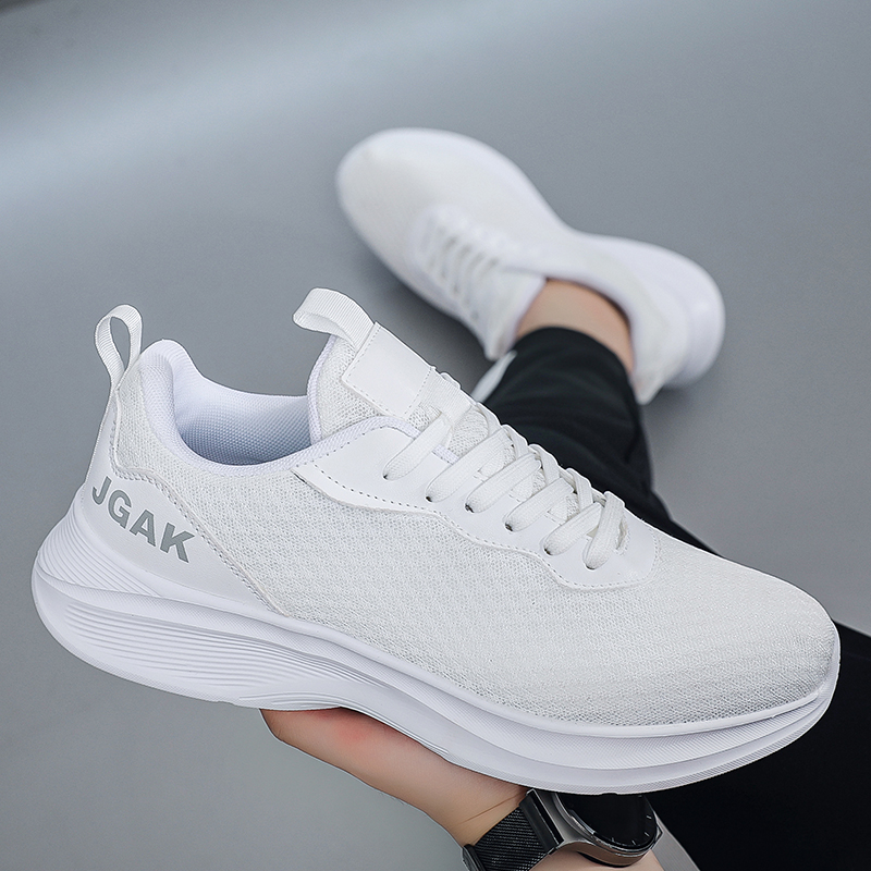 أحذية رياضية بيضاء خفيفة الوزن - مراجعة Men Shoes Eu To Us وسعره