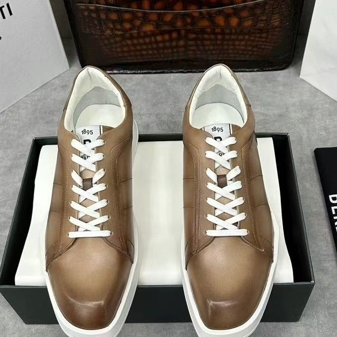 سوبر كبيرة الحجم جلد البقر الح - مراجعة Men Shoes Eu To Us وسعره