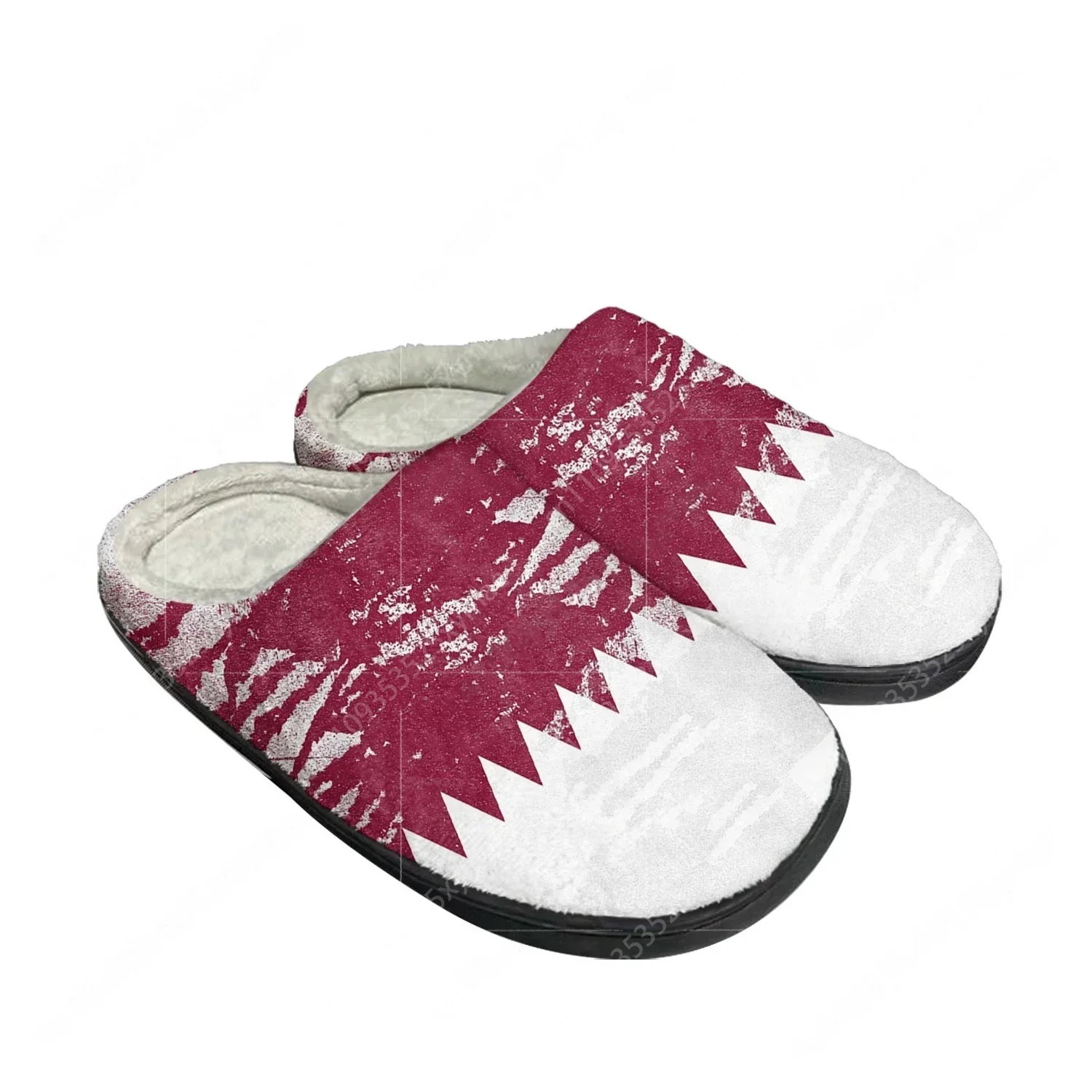 نعال قطنية منزلية مخصصة بعلم ق - مراجعة Men Shoes Qatar وسعره