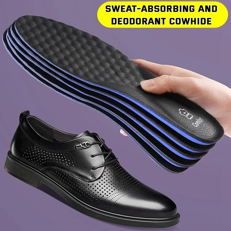 1 زوج نعال الحذاء الجلدية للأق - مراجعة Men'S Shoes Plantar Fasciitis وسعره