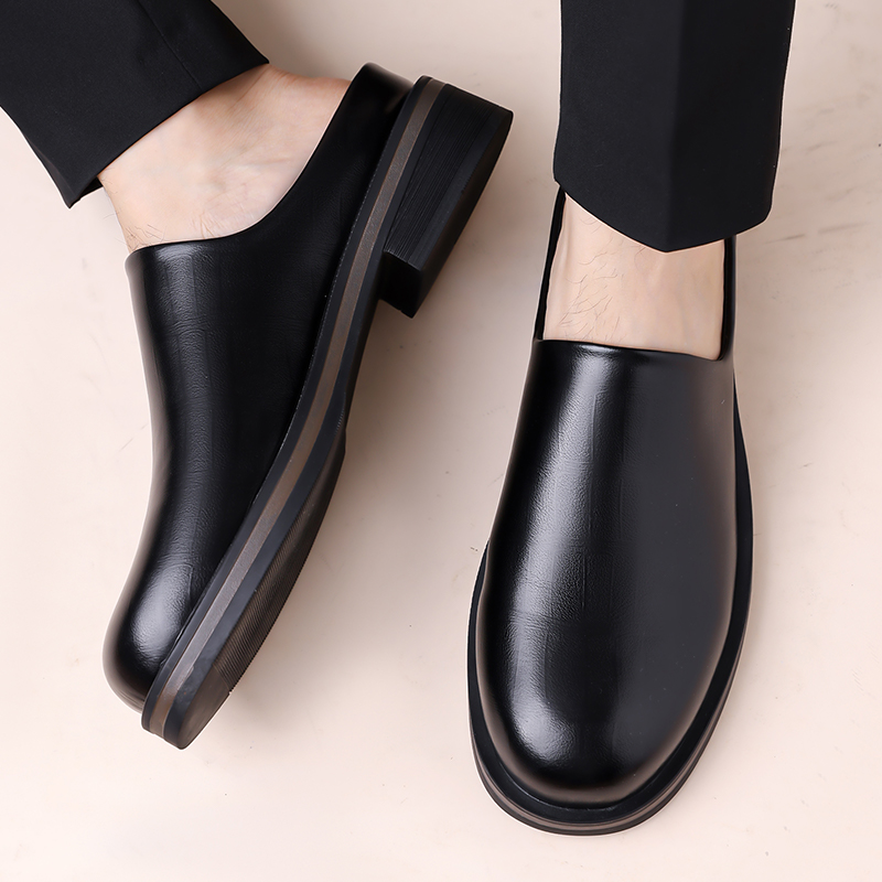 أحذية رجالية نصفية بدون كعب، أ - مراجعة Men Shoes Marks وسعره