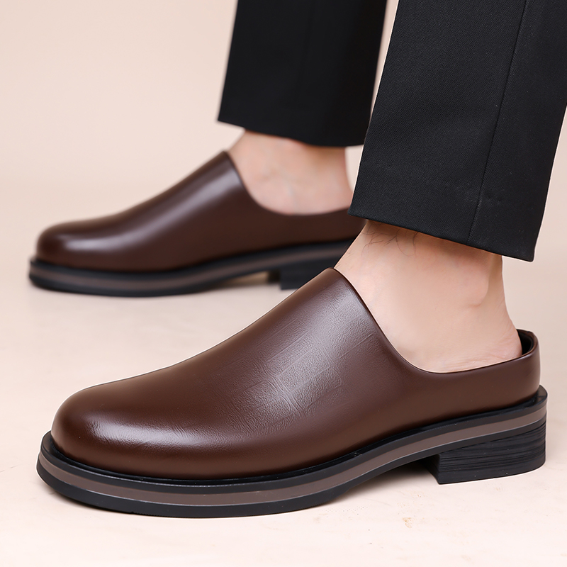 أحذية رجالية نصفية بدون كعب، أ - مراجعة Men Shoes Marks وسعره