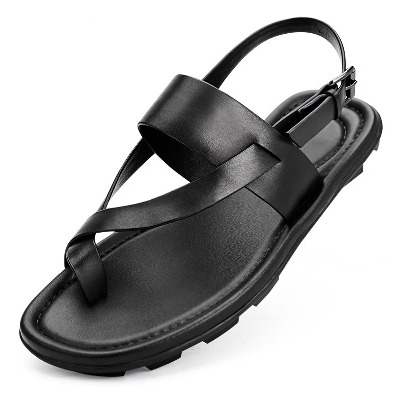 صنادل رجالية من الجلد الطبيعي  - مراجعة Men'S Shoes Size 43 In Us وسعره