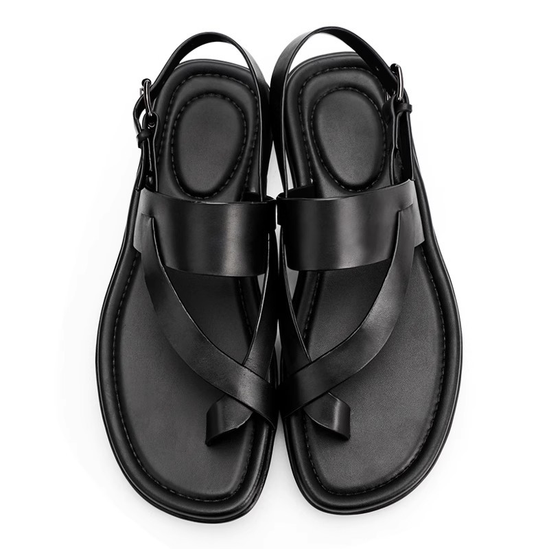 صنادل رجالية من الجلد الطبيعي  - مراجعة Men'S Shoes Size 43 In Us وسعره