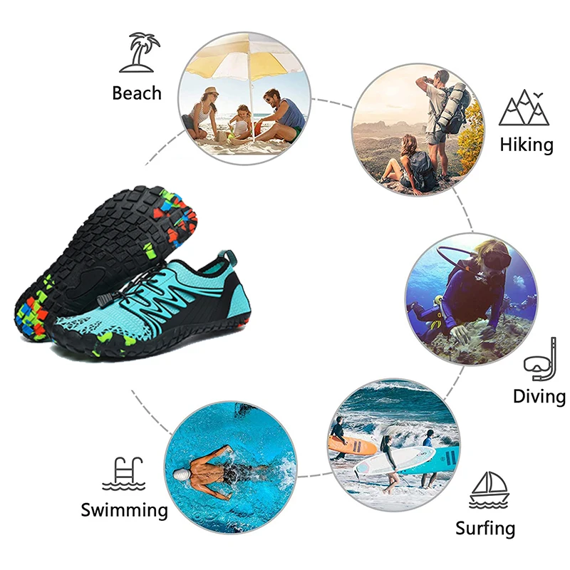أحذية المياه سريعة الجفاف للجن - مراجعة Men'S Shoes Vibram وسعره
