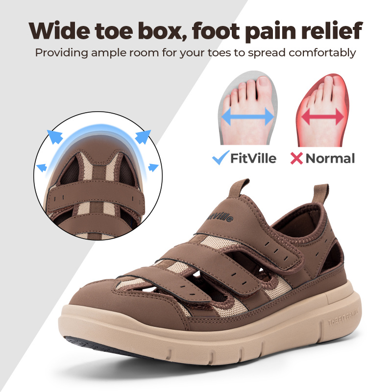 صنادل رجالية صيفية أحذية لمرض  - مراجعة Men'S Shoes Plantar Fasciitis وسعره